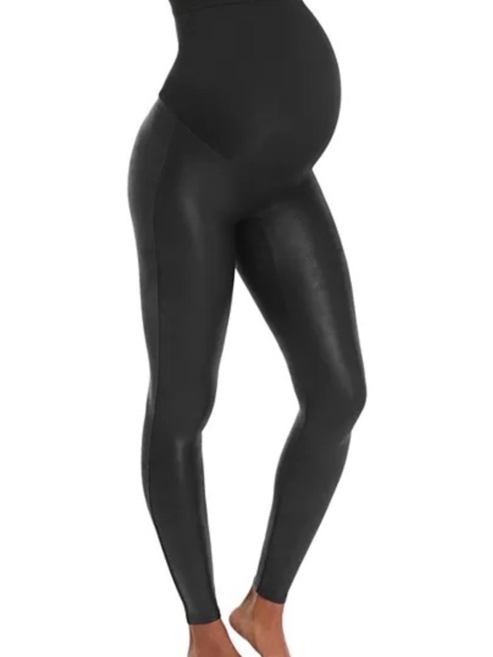 SPANX Faux Leather High-Waist Leggings